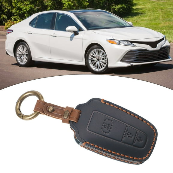 For Toyota Keychain Cover Leather Key Case Shell For Camry For Rav4 For C-Hr