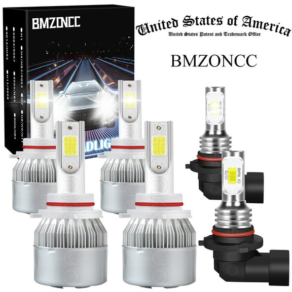 For Toyota Matrix 2003-2008 Bright White LED Headlight +Fog Lamp Combo