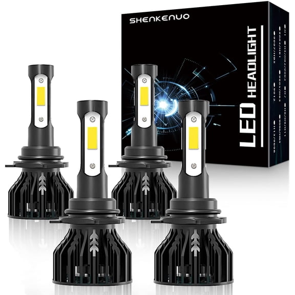 For Toyota Matrix 2003-2014 LED Headlight Bulbs 9005+9006 High Beam and Low Beam 4pc