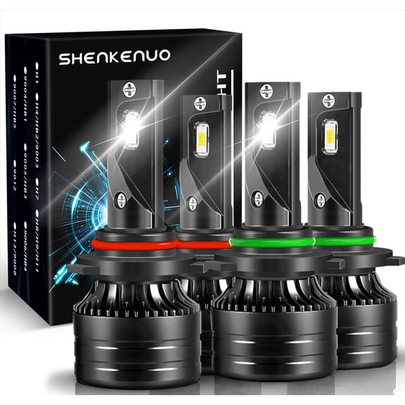 For Toyota Matrix 2003-2014 LED Headlight Bulbs 9005 9006 High Low Beam Combo 6500K 4pc