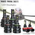 thumbnail image 1 of For Toyota Matrix 2009-14 LED Headlight 9005 9006 High Low+H11 Fog Light Bulbs, 1 of 22