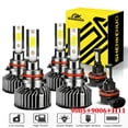 thumbnail image 1 of For Toyota Matrix 2009-2014 Headlights 9005 HB3 LED High Beam and 9006 HB4 Low Beam+ H11 Fog light Bulbs,6pc, 1 of 14