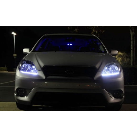For Toyota Matrix LED DRL Head Lamp Strips Daytime Running Lights