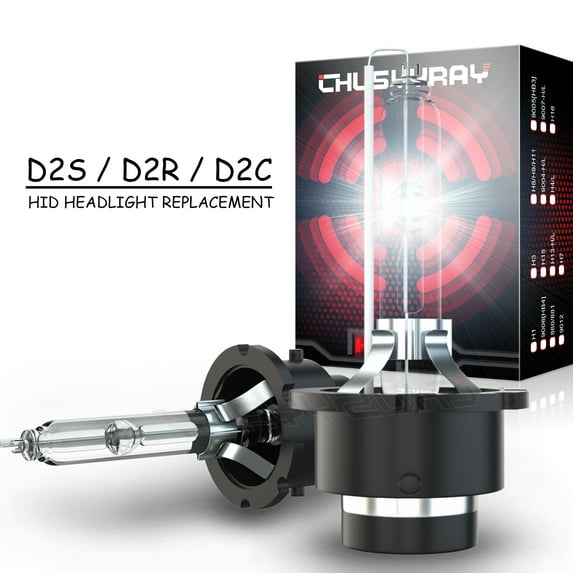 For Toyota Prius 2004-2005 D2R HID Headlight High Low Beam Bulbs Conversion Kit 6000K White 2Pcs