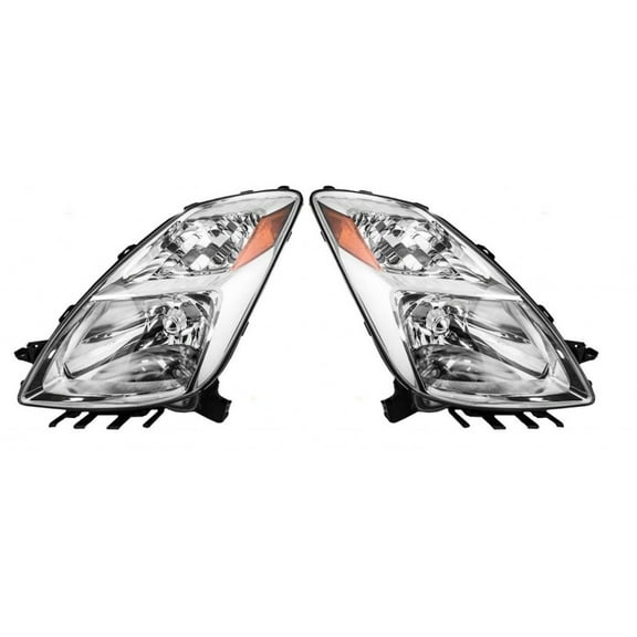 For Toyota Prius 2004 2005 Headlight Assembly Pair Driver and Passenger Side For TO2502159 TO2503159