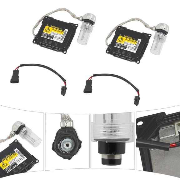 For Toyota Prius 2006-2009 2pcs Highly Practical Front Xenon HID Headlight Ballast Control Module Black
