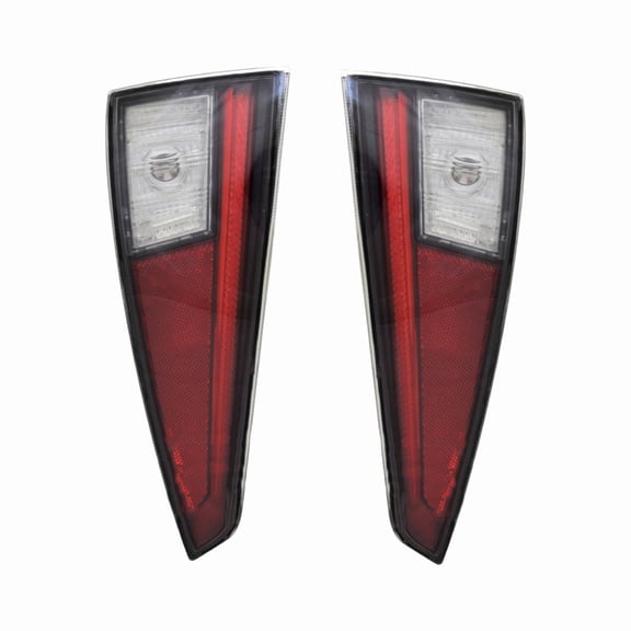 For Toyota Prius Tail Light 2016 2017 2018 Driver and Passenger Side | Pair | LED | Lower CAPA Certified For TO2886106 | 81591-47021