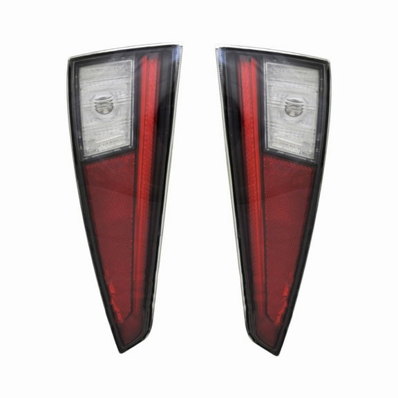 For Toyota Prius Tail Light 2016 2017 2018 Driver and Passenger Side | Pair | LED | Lower For TO2886106 | 81591-47021
