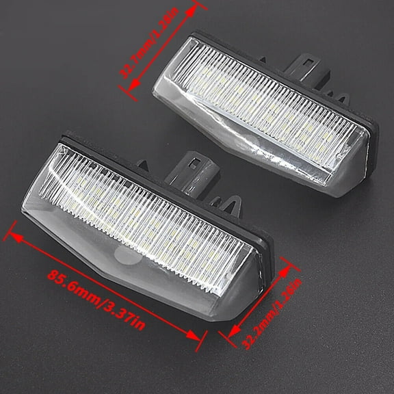 For Toyota Prius Venza Matrix RAV4 C-HR Scion Lexus White License Plate Lights