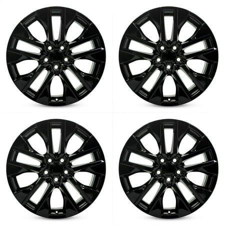 For Toyota RAV 4 OEM Design Wheel 19" 2019-2023 19x7.5 GLOSS BLACK Set of 4 Replacement Rim