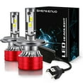 thumbnail image 1 of For Toyota RAV4 2001 2002 2003 2004 2005 LED Headlight Bulbs 9003 H4 High and Low Beam 2pcs, 1 of 10