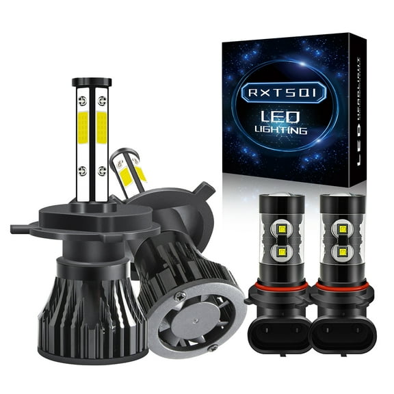 For Toyota RAV4 2001-2005 4x 9003/H4 Headlights+9145/9006 Fog Lights White LED Bulbs,x15