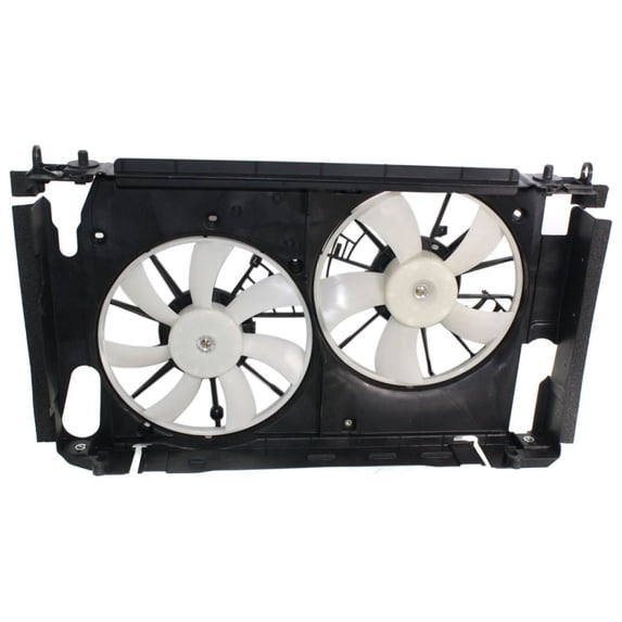 For Toyota RAV4 2006-2012 Radiator And Condenser Fan Assembly | Dual Fan | 2.4 Liter | L4 | Replacement For TO3117102 | 1636128220, 1636128240