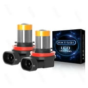 For Toyota RAV4 2006-2019 LED Fog Driving Light H11 3000K Cool Yellow Bulbs
