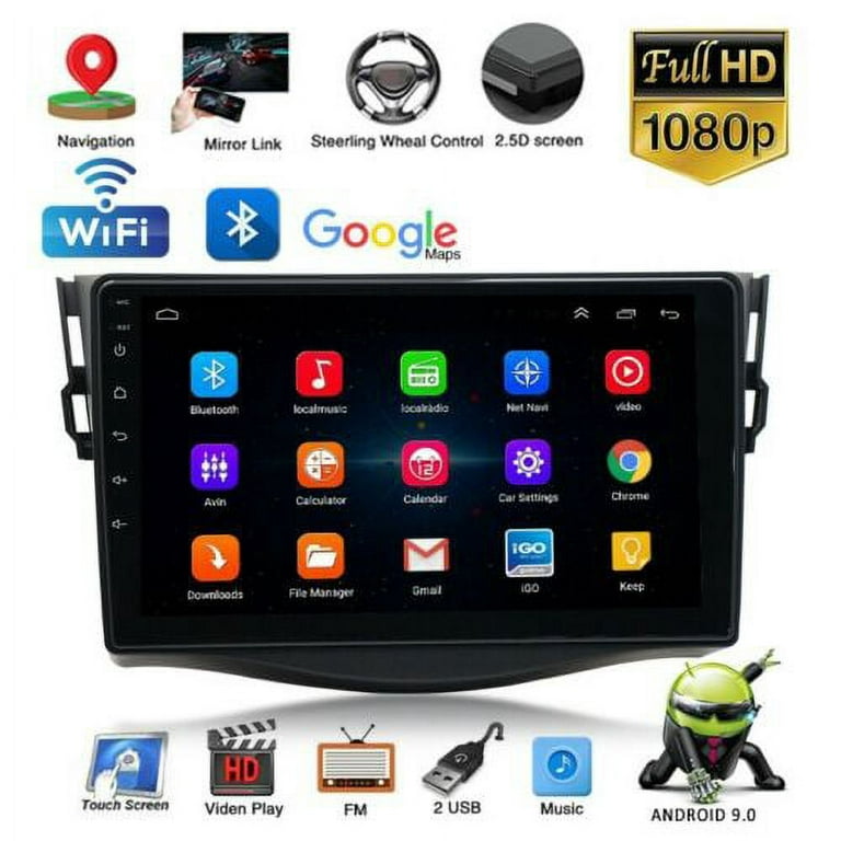 For Toyota RAV4 2007 2008 2009 2010 2011 Android 9.1 Car Stereo