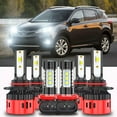 thumbnail image 1 of For Toyota RAV4 2013 2014 2015 6x LED Headlight Hi-Lo Beam + Fog Light Bulbs Combo Kits Super Bright, 1 of 9