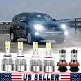 thumbnail image 1 of For Toyota RAV4 2013-2015 - 6x LED Headlight High Low+ Fog Light Bulbs Combo Kit, 1 of 6