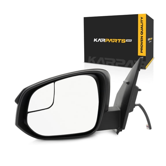 For Toyota RAV4 2016 2017 2018 Door Mirror Driver Side | Power | Non-Heated | Textured | For TO1320345 | 87940-0R210