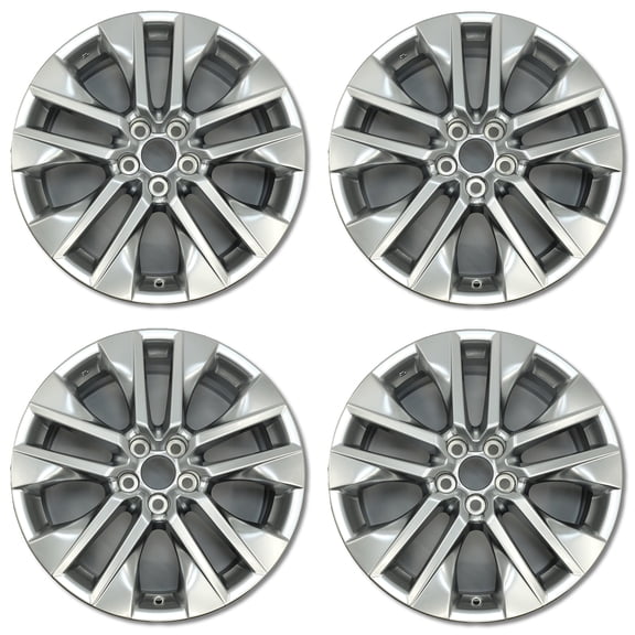 For Toyota RAV4 2019-2024 OEM Design Wheel 19" Hyper Silver Set of 4 19x7.5 Replacement Rim 4261A0R040 4261A0R050 4261A42130 4261B42850