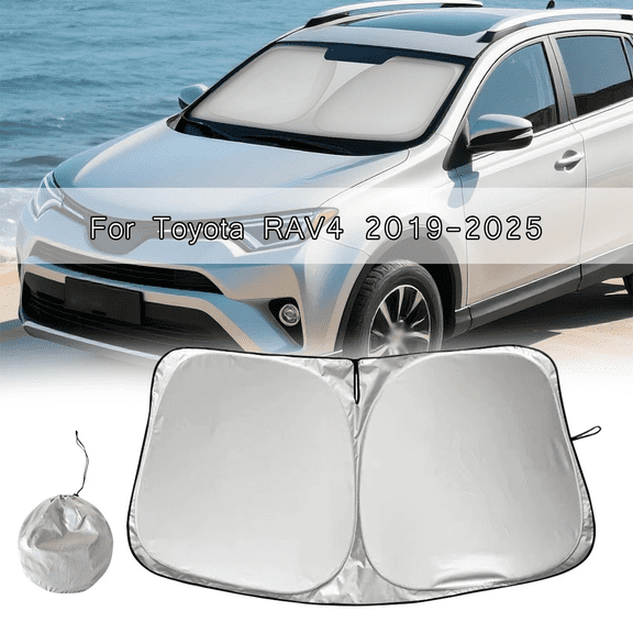 For Toyota RAV4 2019-2025 Custom Made Car Heat Shield Windshield Visor SunShade