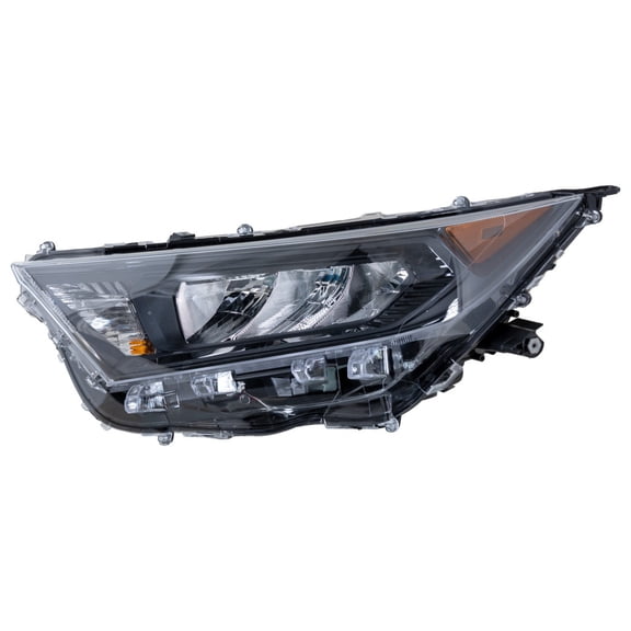 For Toyota RAV4 Headlight Assembly 2019 2020 Driver Side LED | Black Bezel LE TO2502274 | 81150-0R150