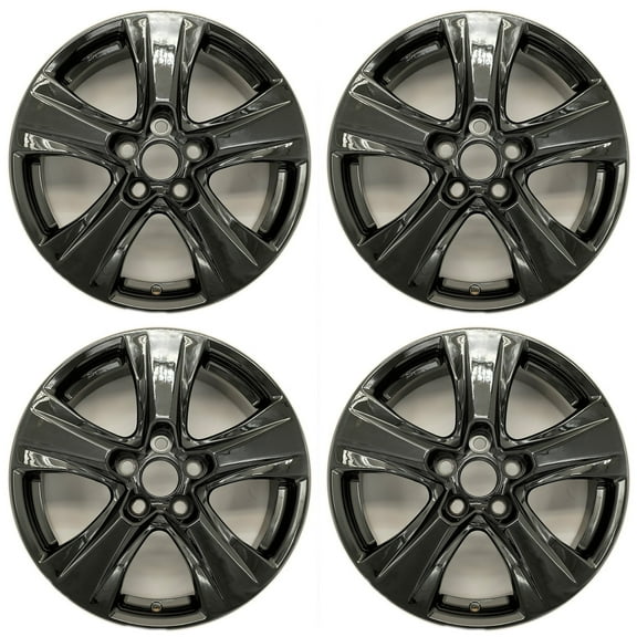 For Toyota RAV4 OEM Design Wheel 17" 17x7 2019-2024 GLOSS BLACK Set of 4 Replacement Rim