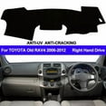 thumbnail image 1 of Leather For Toyota RAV4 RAV 4 2006 2012 DashMat Dashboard Protects Cover Right Hand Drive Black, 1 of 8