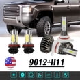thumbnail image 1 of For Toyota Rav4 2016 2017 2018 2019 - 4pc White LED Headlight + Fog Lights Bulbs, 1 of 5