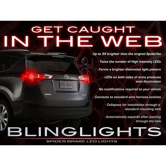 For Toyota Rav4 Custom Tail Lamp LED Light Bulbs Taillights Kit