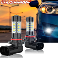 thumbnail image 1 of For Toyota Sequoia 2001-2007 LED 9145 9055 LED Fog Lights Bulbs 6000K White 2x, 1 of 8