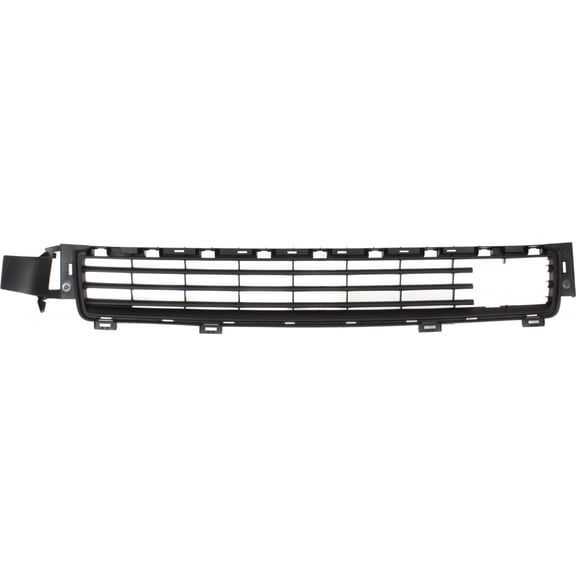 For Toyota Sequoia Front Bumper Grille 2008-2017 | Center | Black | Garnish | Plastic | w/ Laser Cruise Control | TO1036132 | 527110C030