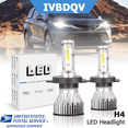 thumbnail image 1 of For Toyota Sienna 1998-2003 LED Headlights H4/9003 High Low Beam Bulb 2Pcs 36W 6000K Bright White, 1 of 12