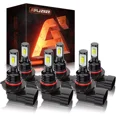 thumbnail image 1 of For Toyota Sienna 2006-2007 2008 2009 2010 6500K LED Headlights + Fog Bulbs Kit, 1 of 11