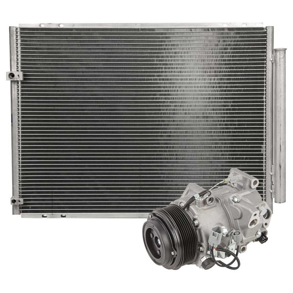 For Toyota Sienna 2007 2008 2009 2010 AC Compressor w/ A/C Condenser & Drier - BuyAutoParts