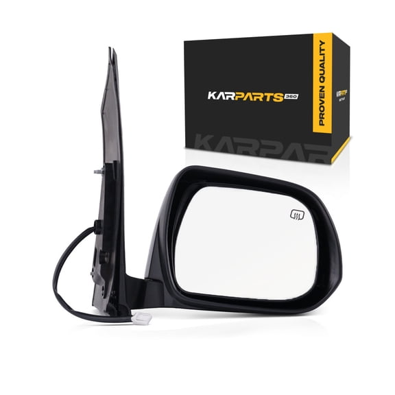 For Toyota Sienna 2011 2012 Door Mirror Passenger Side | Power | Heated | Textured | Replacement For 8791008092C0 | TO1321265