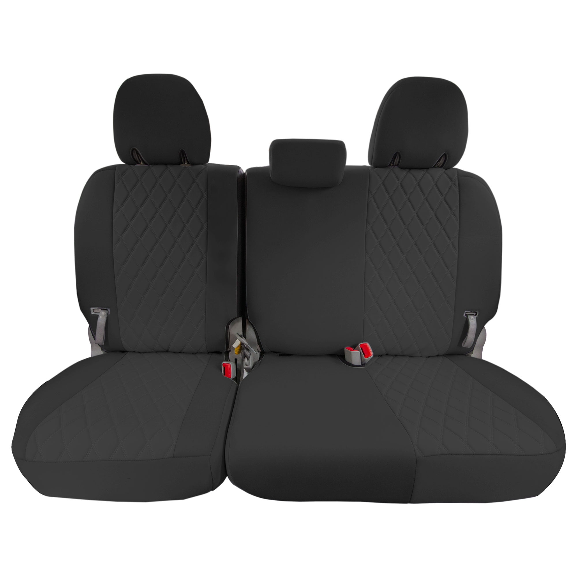 For Toyota Sienna 2011-2020 FH Group Neoprene Waterproof Custom Fit Car Seat Covers - Black 3rd Row