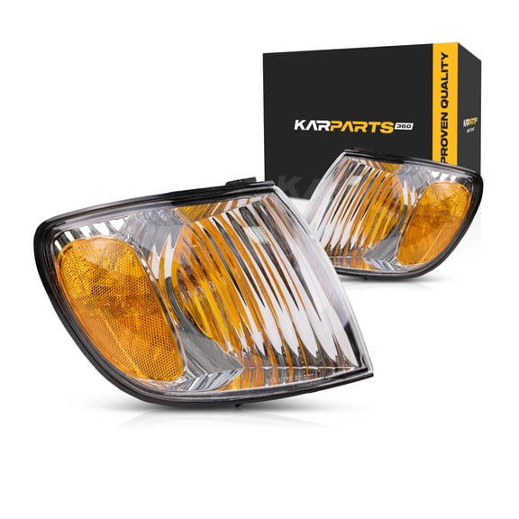 For Toyota Sienna Corner Signal Light Assembly 2001 2002 2003 Pair Driver and Passenger Side w/ Bulbs DOT Certified For TO2530138