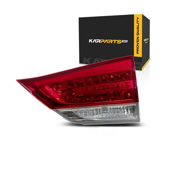 For Toyota Sienna Rear Inner Tail Light 2011 2012 2013 2014 Passenger Side w/Bulbs BASE|LE|XLE|LIMITED CAPA Certified TO2803110 | 81580-08011
