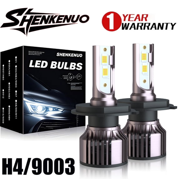 For Toyota Solara 1999 2000 2001 LED Headlight Bulbs 9003 H4 High and Low Beam 2pcs