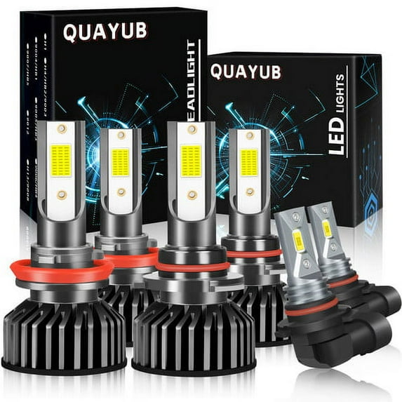 For Toyota Solara 2004 2005 2006 6x 6000K LED faros Hi-Lo + luz antiniebla