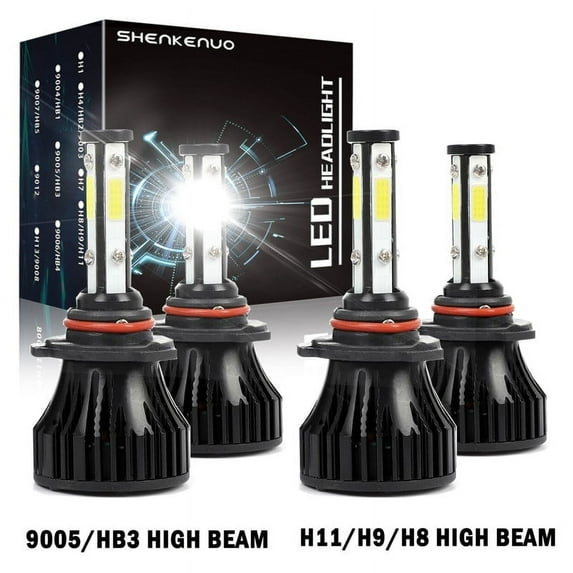 For Toyota Solara 2004 2005 2006 Led Headlight Bulbs 9005 H11 High&Low Beam 4pcs