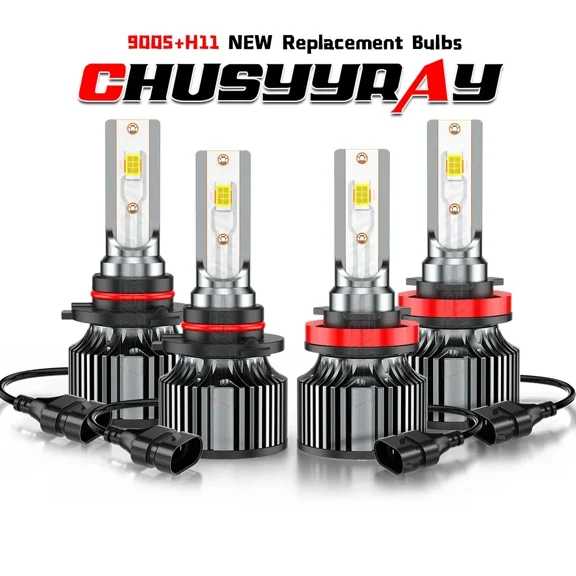 For Toyota Solara 2007 2008 LED Headlight kit High/Low Beam Light Combo 4X Bulbs