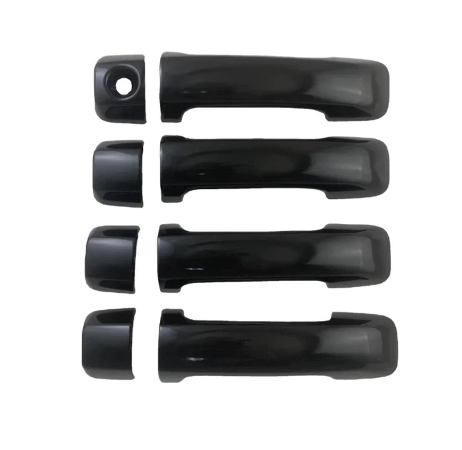 For Toyota TUNDRA car door handle cover ABS bright black accessories sticker car styling 2007-2019