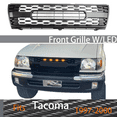 thumbnail image 1 of For Toyota Tacoma 1997-2000 TRD Style W/LED Front Grill, 1 of 7