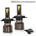 thumbnail image 1 of For Toyota Tacoma 1997-2015 LED Headlight Bulbs Conversion Kit High/Low Beam H4, 1 of 10