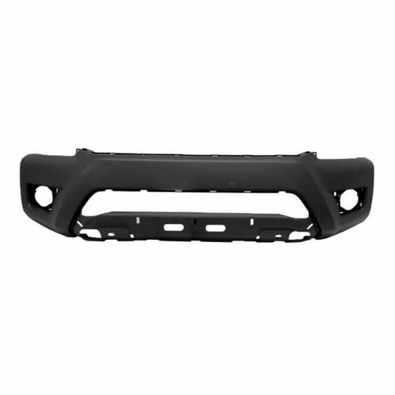 For Toyota Tacoma 2012 13 14 2015 Bumper Cover | Front | w/ Wheel Opening Flares | Fine Textured Black | CAPA | TO1000382 | 5211904090