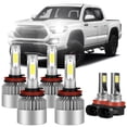 thumbnail image 1 of For Toyota Tacoma 2016-2021 LED Headlight High/Low H9 H11 + Fog Light H11 Combo Kit, 1 of 14