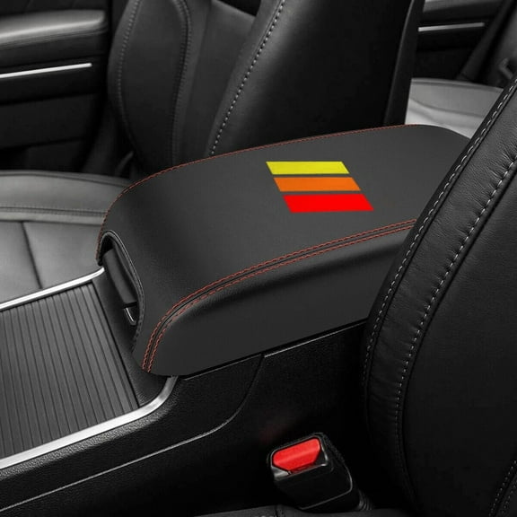 For Toyota Tacoma 2016-2023 Car Lid Armrest Cover Center Console PU Leather