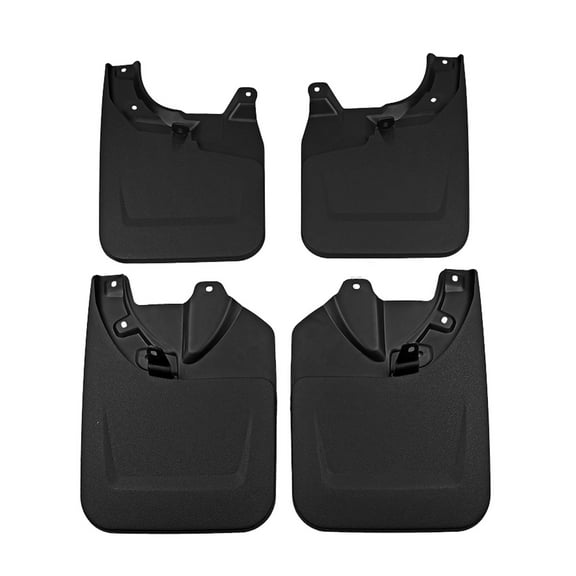 For Toyota Tacoma Accessories 2022-2023 Mudguards, Front & Rear Mud Splash Guard, No Drilling Mud Flaps Custom 4pc Set-black