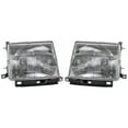 thumbnail image 1 of For Toyota Tacoma Headlight 1997 98 99 2000 Pair Driver and Passenger Side w/ Bulbs RWD Replacement For TO2502120, 1 of 4